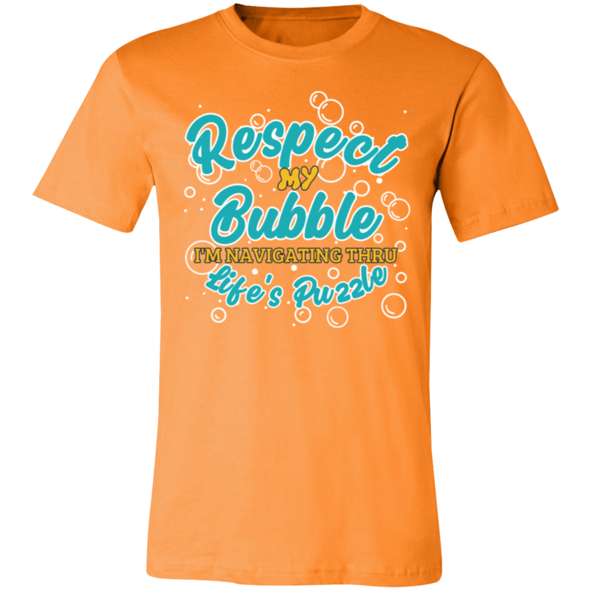 Respect My Bubble-Unisex Jersey Short-Sleeve T-Shirt